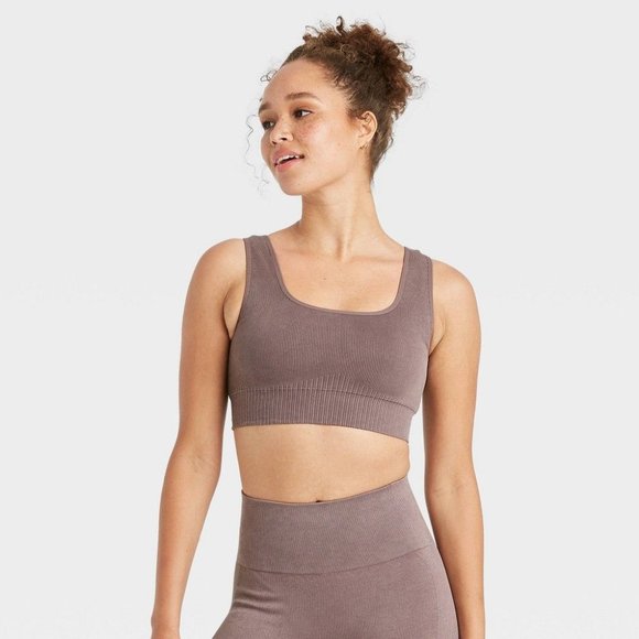 JoyLab Pants & Jumpsuits Joylab Iron Grey High Rise Ribbed Seamless